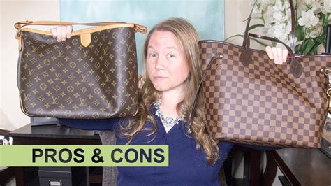 Detailed COMPARISON: Louis Vuitton Neverfull vs Delightful.